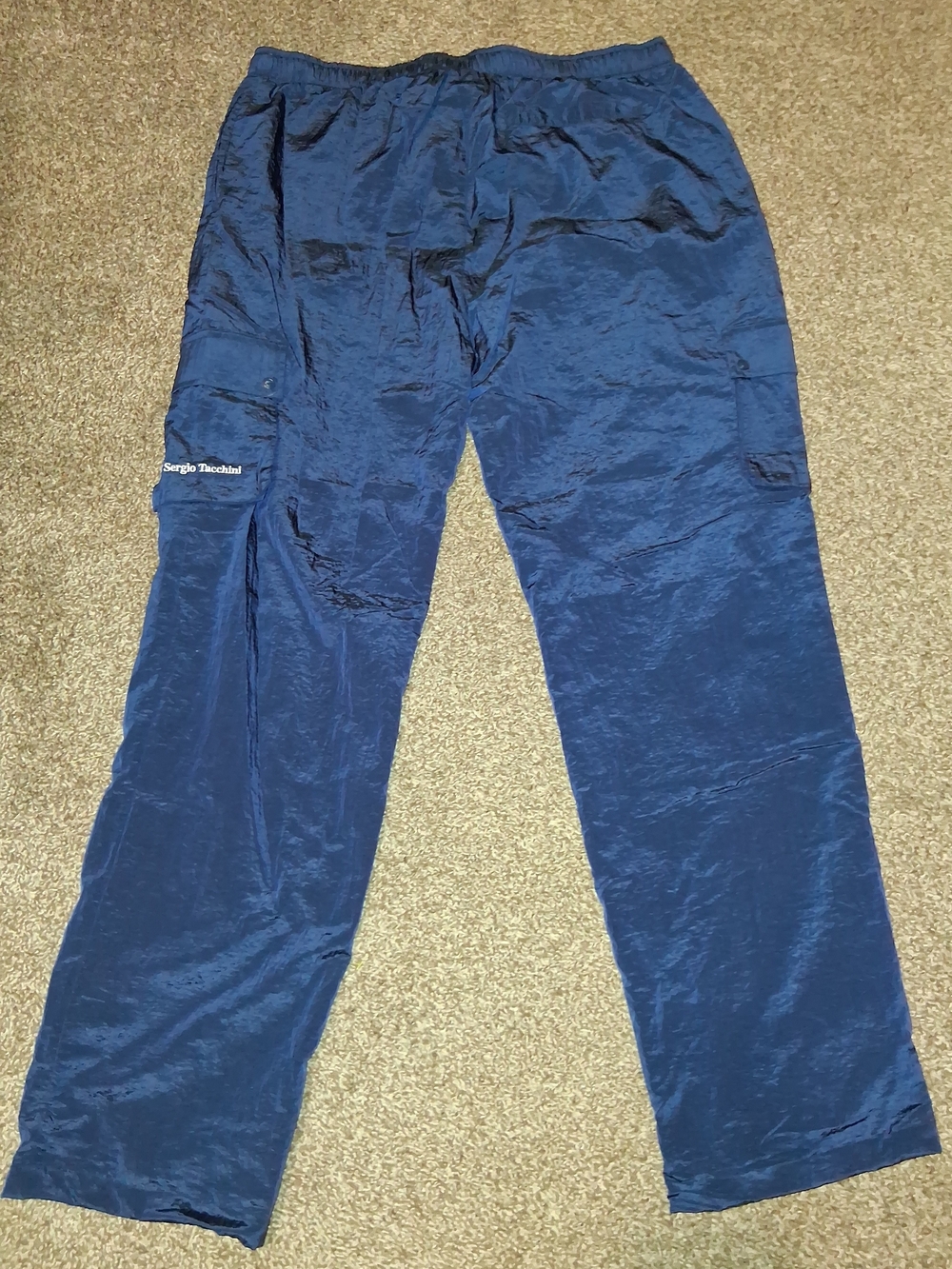 Sergio Tacchini Men's Dark Blue Track Pants